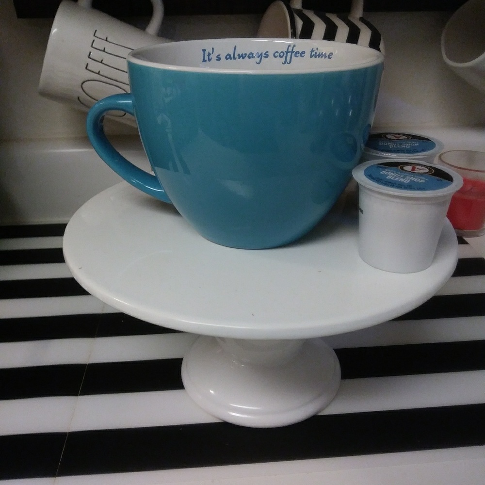 It's Always Coffee Time Big Round Coffee Mug